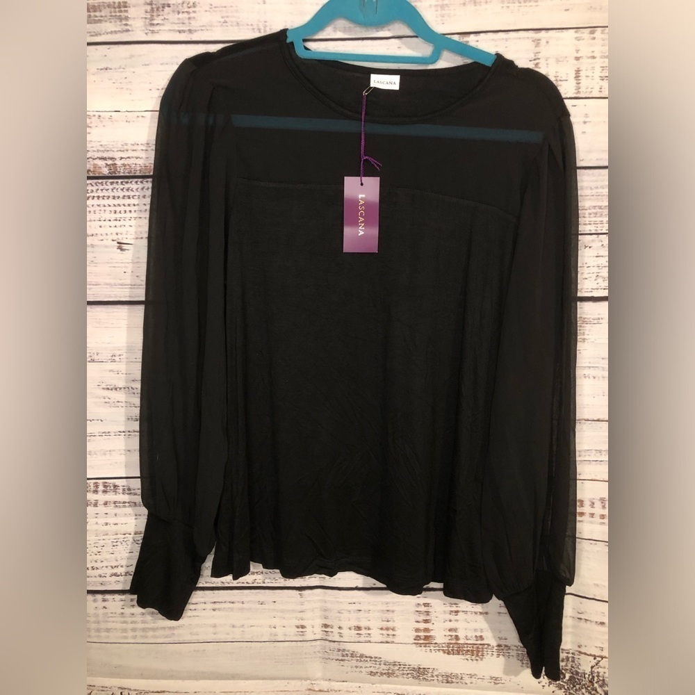 Lascana VENUS NWT Black Women's Top size 4/6 - Picture 9 of 14